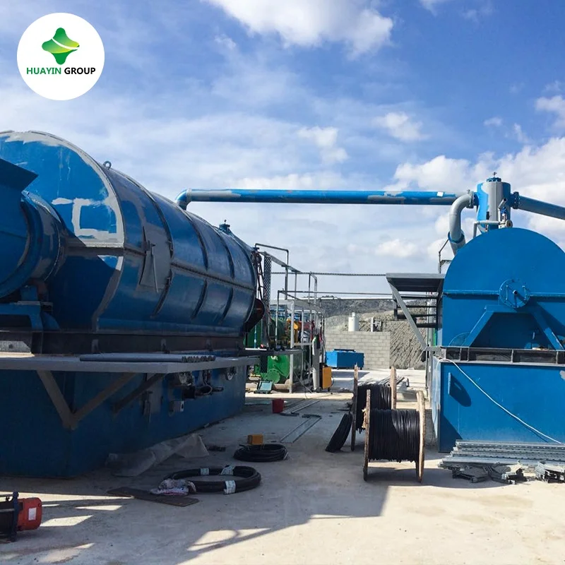 New technology Tyre Pyrolysis oil distillation plant to diesel in india