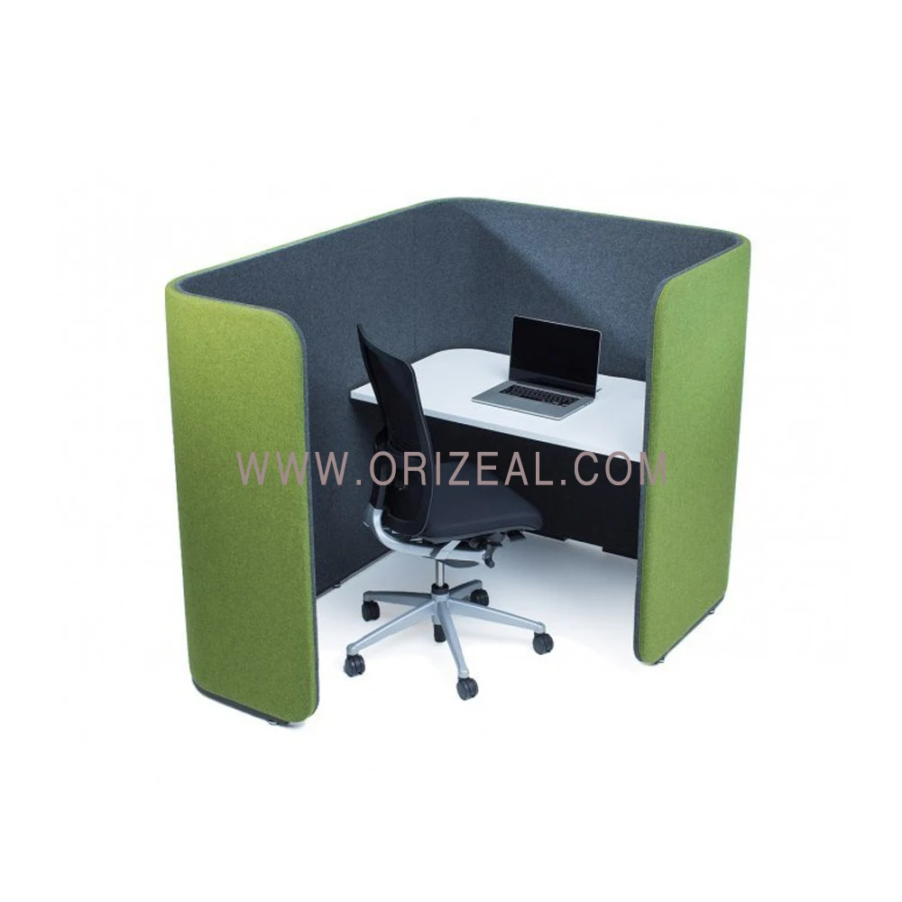 Office Work Space Booth Semi Private Acoustic Pods Modular Workstation
