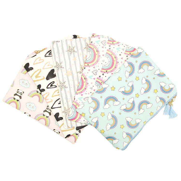 Promotional Zippered PU Pouch Wholesale Mini Cosmetic Bag