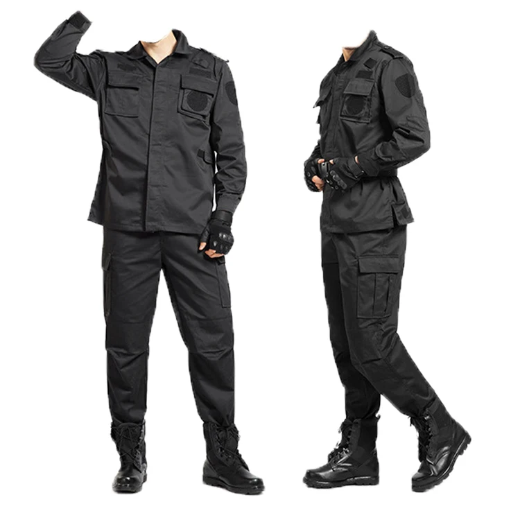 
Wholesale Custom black tactical uniform ,security guard uniforms tactical 