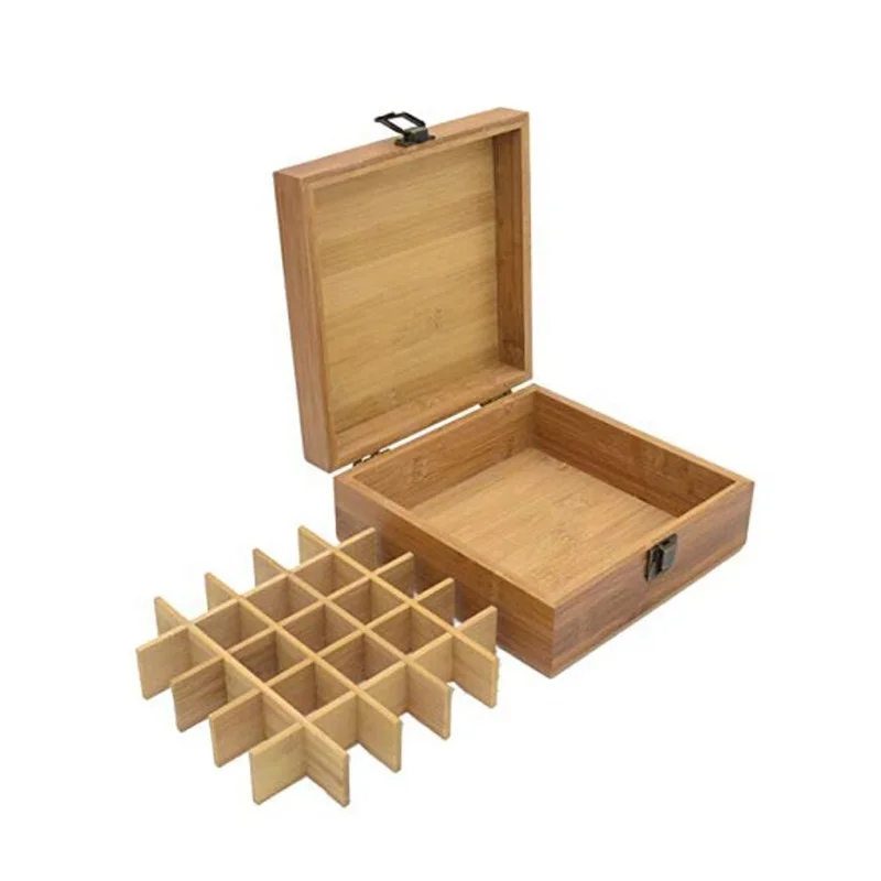 Hand craft gift wooden crate box with Clear Acrylic Glass lid