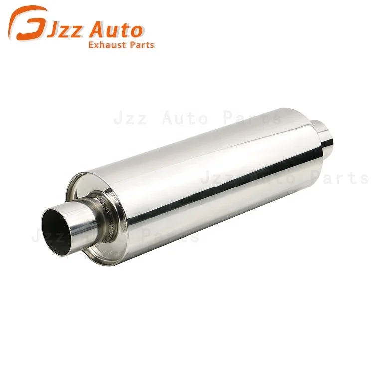 Auto Performance Parts Tuning Exhaust Systems Universal Resonator Stainless Steel 76mm Straight Round Muffler Car Silencer