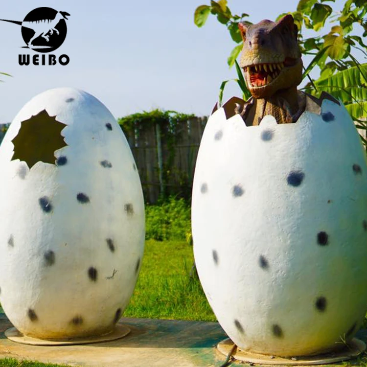 Fiberglass dinosaur simulation dinosaur egg