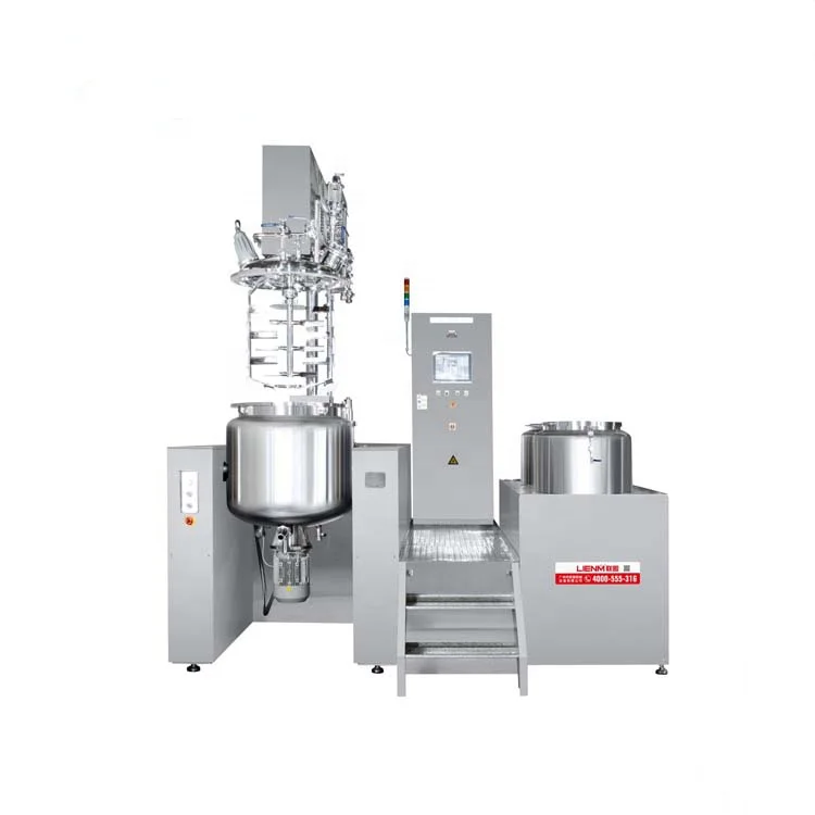 on sell vacuum homogenizer emulsifier mixer for  cream vacuum homogenizer emulsifier mixer