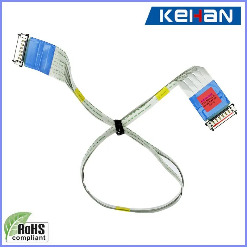 Oem заказы соответствует rohs электрические пользовательских 40 контактный lvds кабель, 30 контактный экран кабеля