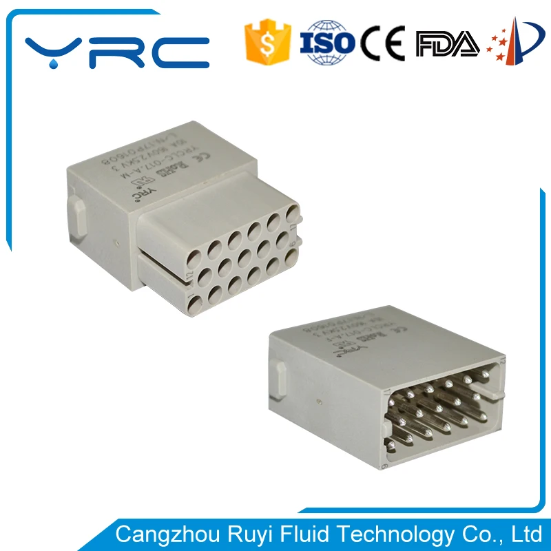male female Heavy Duty Power 2 pin power connector