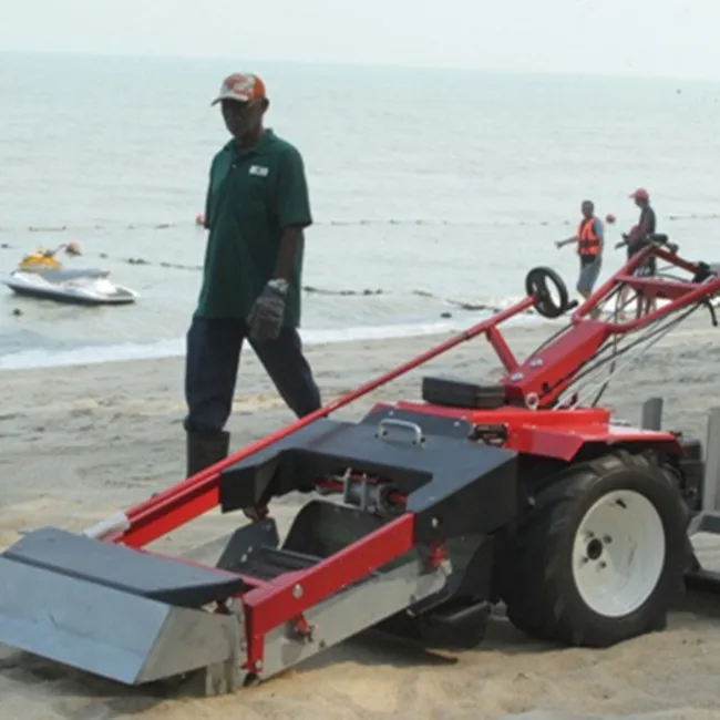 
Hot Sale Walk Behind Beach Sand Cleaner For Removing Wood From Beach Sand 