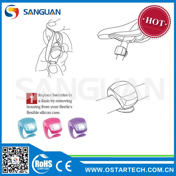 2016 новый дизайн Велосипед Свет с 2 шт. СВЕТОДИОДНЫЕ Лампы