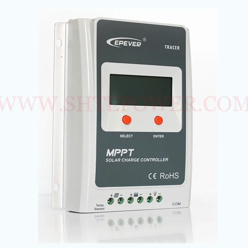 new product tracer 3210A auto work 12v 24v 30a mppt solar charge controller