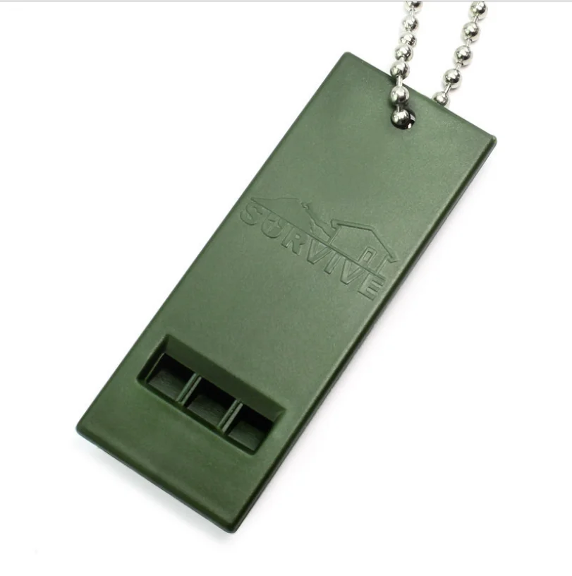 Outdoor Survival Whistle 3 holes Different Frequency High Decibel Life-saving Emergency Survival Whistle