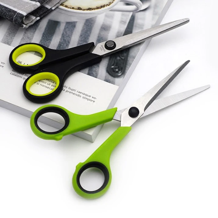 Yangjiang Scissors 6 inch Student Scissors Office Scissors PP+TPR Handle