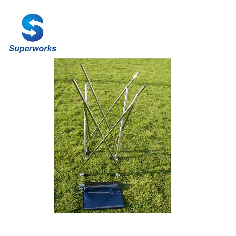 2017 steel frame foldable soccer volleyball football basketball ball carrier cart