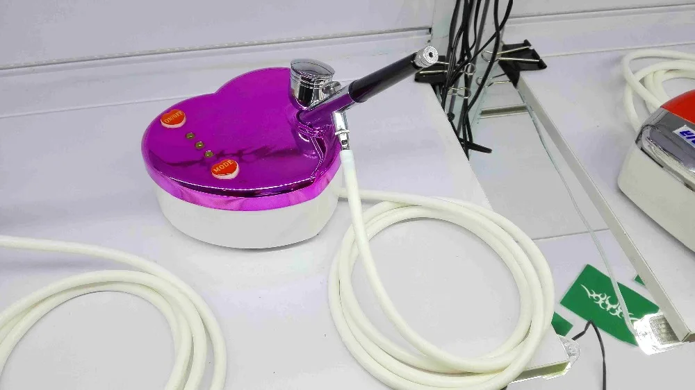 Аэрограф пульверизатор двойного действия Воздушный компрессор Набор для макияжа HS08-2AC-SK