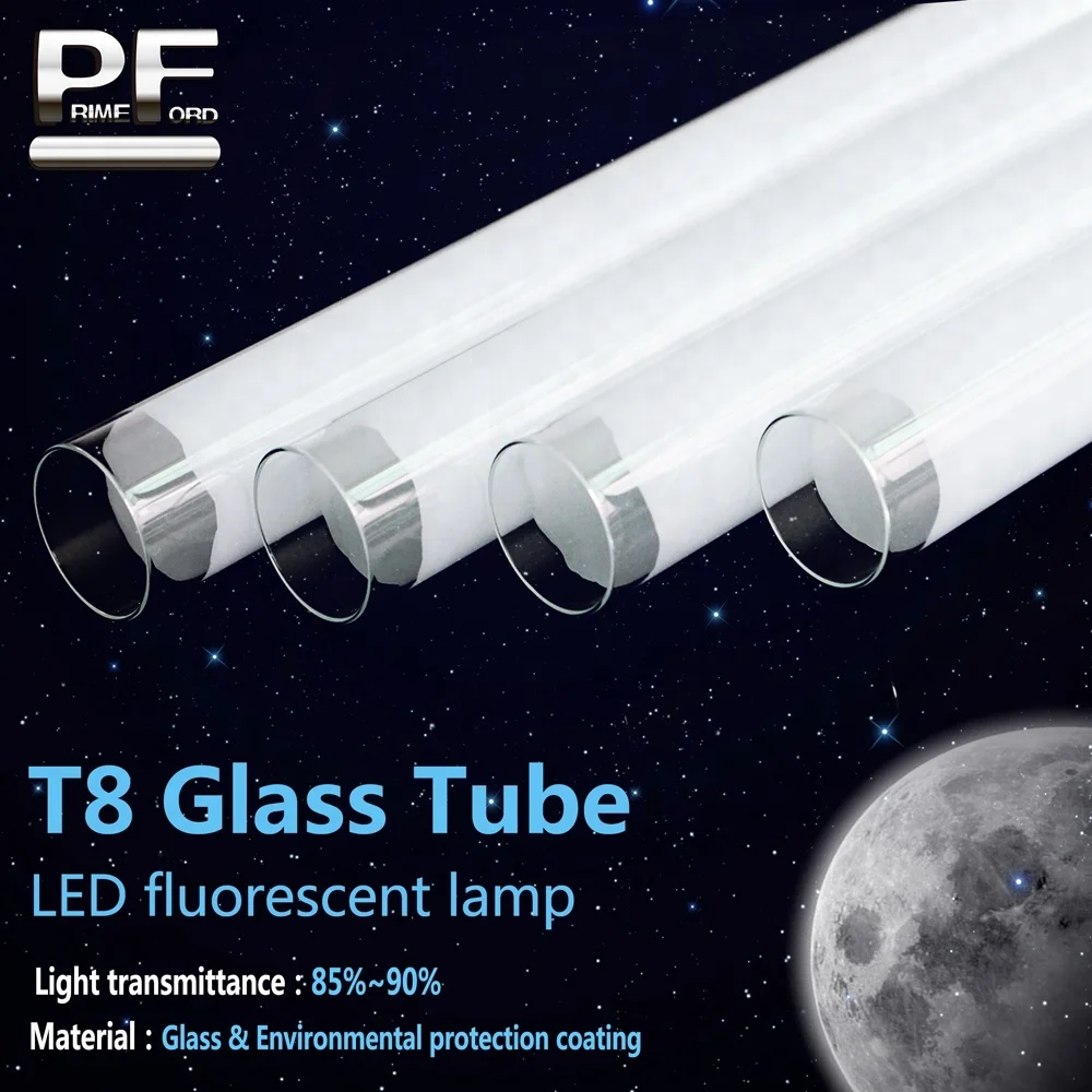 
T8 LED Tube Light Clear Glass Tube LED fluorescent lamp 0.6m pyrex glass tube 