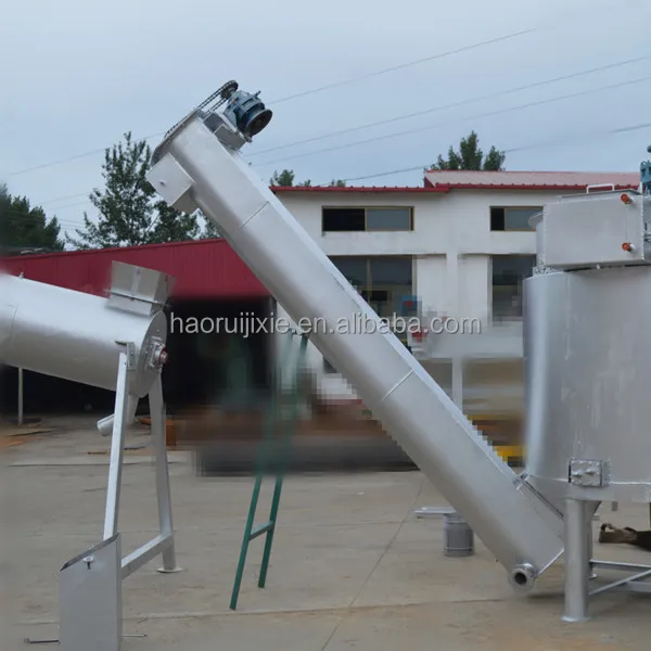 Screw Loader For Plastic Recycle Machine Plastic Recycling Screw Feeder Extrusion Machine