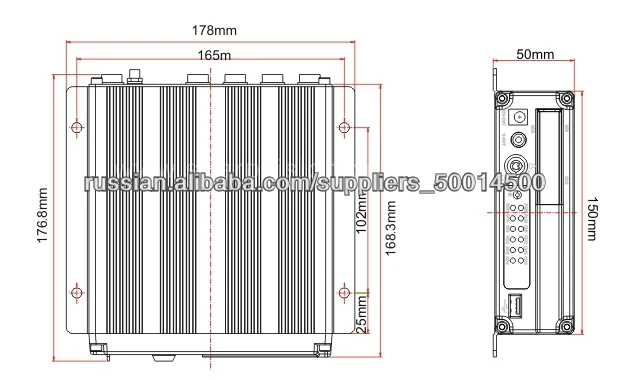 4-канала Мобильные DVR