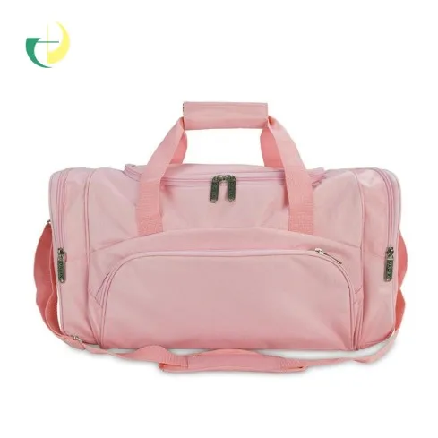 Unisex Signature Travel Gym Duffle Bag Black Gray Navy Blue Red; Zipper Polyester Fashionable Letter Customizable Portable