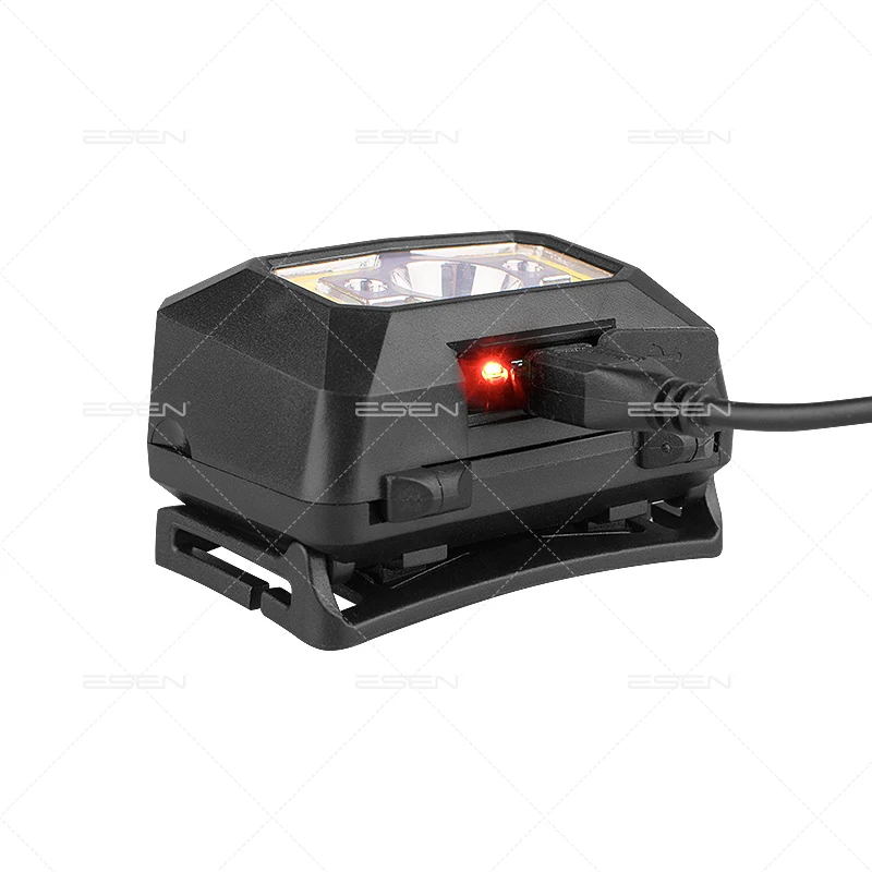 High power Ultra Bright Hunting Plastic Headlight LED COB Head Light