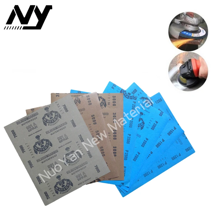 Китайская Полировочная металлическая самоклеящаяся Корейская абразивная шлифовальная бумага, водонепроницаемая абразивная бумага