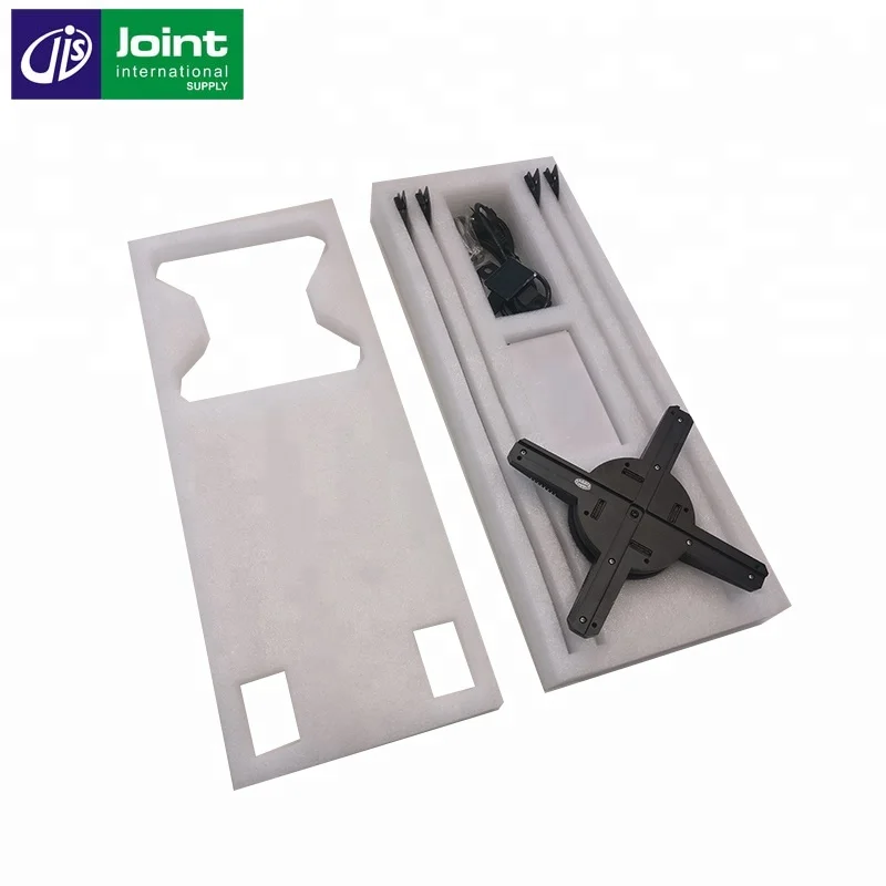 4 axis blades WIFI APP supporting holographic 3D LED hologram display trade show