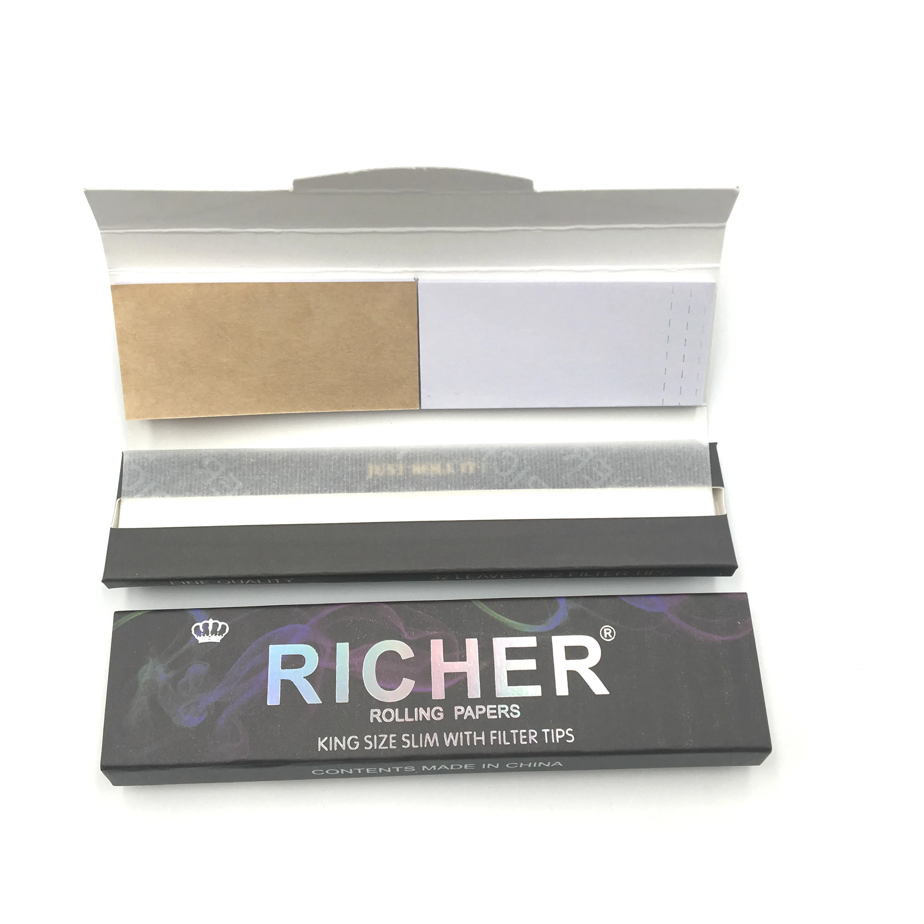 Richer Cigarette Rolling Papers 110mm with Tips