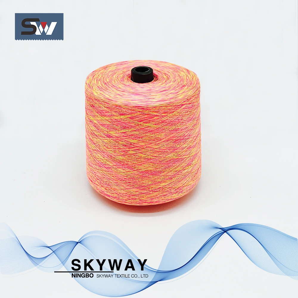 Yoga sports bras polyester spaced dyed yarn 150D 300D