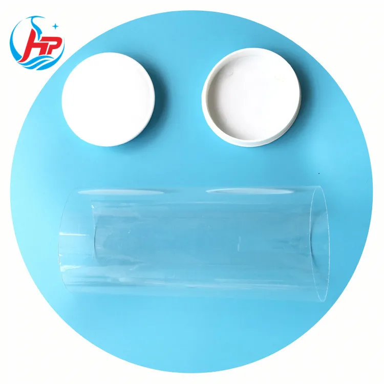 Custom clear tube plastic packaging plastic tubing