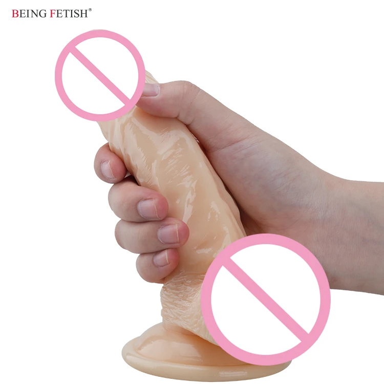 Massager Suction Cup Soft Natural Dildos For Women Touch