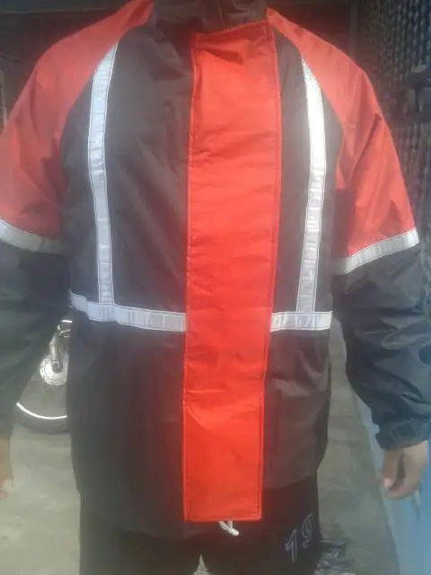 Black Waterproof Ripstop PVC Coated Nylon 210T Raincoat Fabric