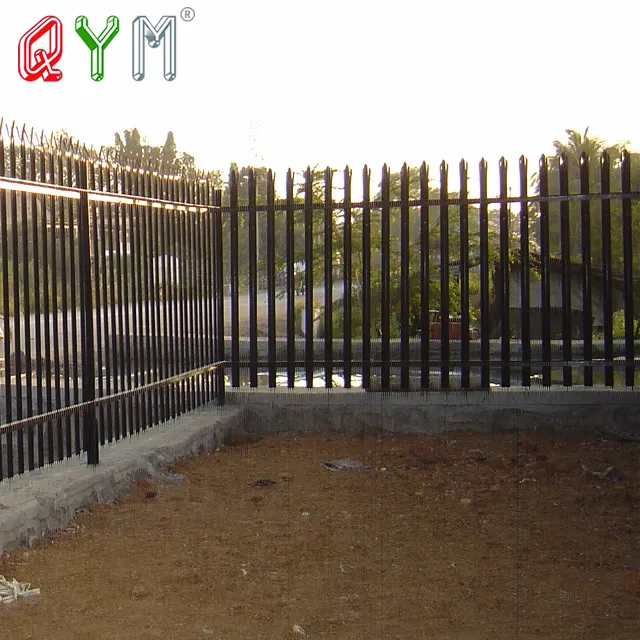 Ornamental Iron Steel Garden Palisade Fence Gate