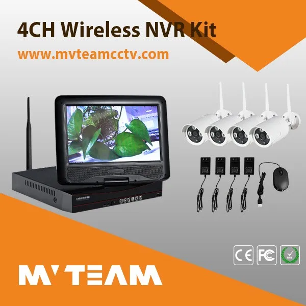 wifi cctv ip security camera wireless camera system 4ch ip camera monitor