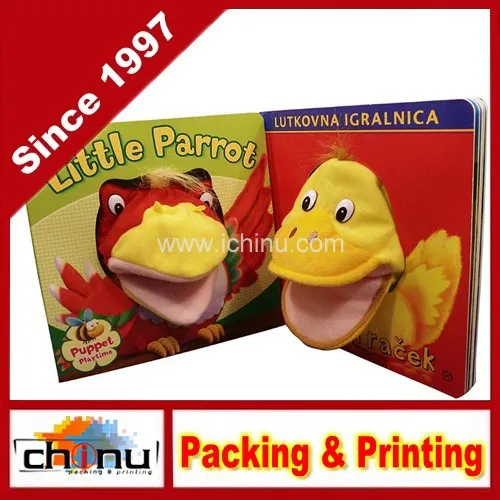 Coloring book with color pen, photo book,stereo pop up 3d children book