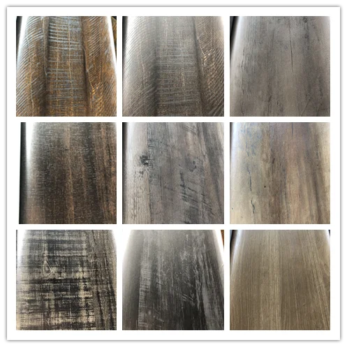 factory wholesale 30g walnut PU  paper for furniture decoration oak wood grain