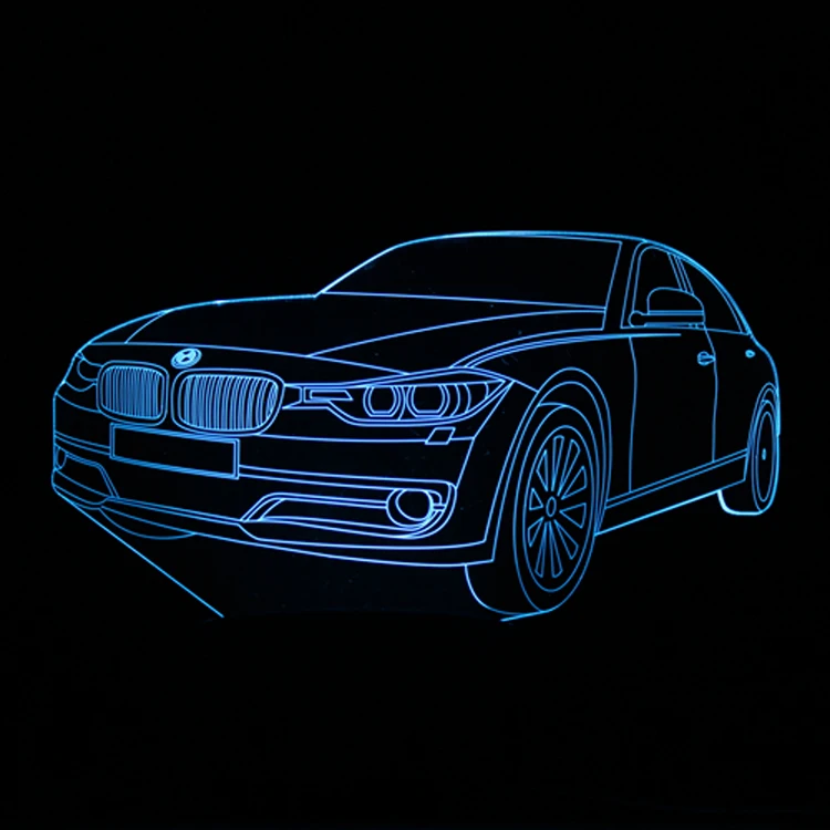 New Arrival Touch Button Led 3D Desk Lamp