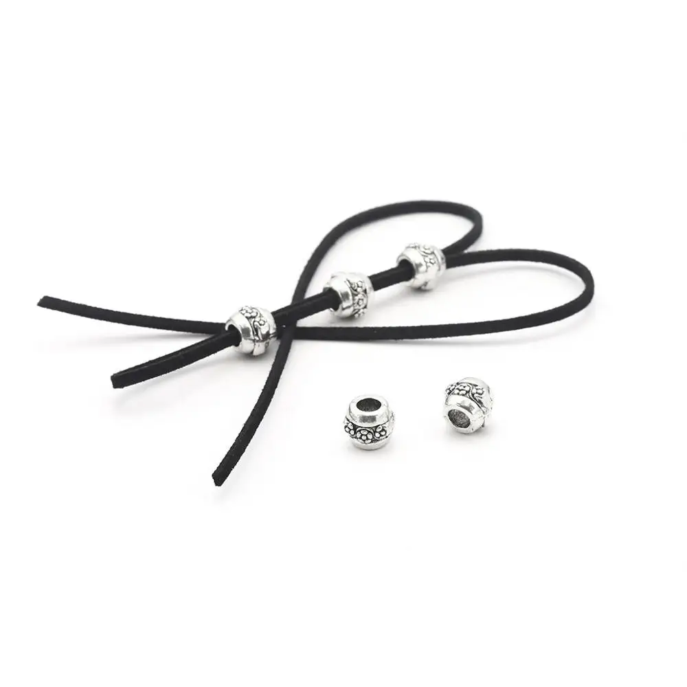 Set of 5 retro simple personality fashionable street patting alloy braid hair ornaments hair ring