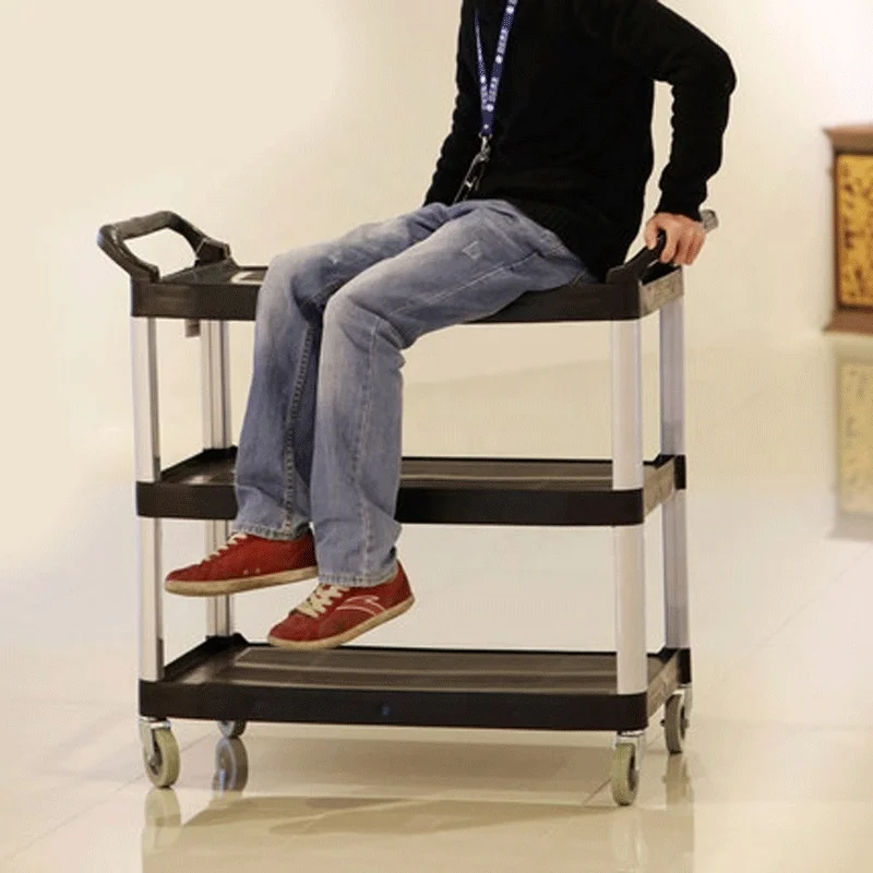  Новый стиль дизайн полный размер 4 колеса Высокое качество Пластиковые Мобильная подвижная комната шеф повара отеля услуги обеденный стол маникюрный салон трамвай