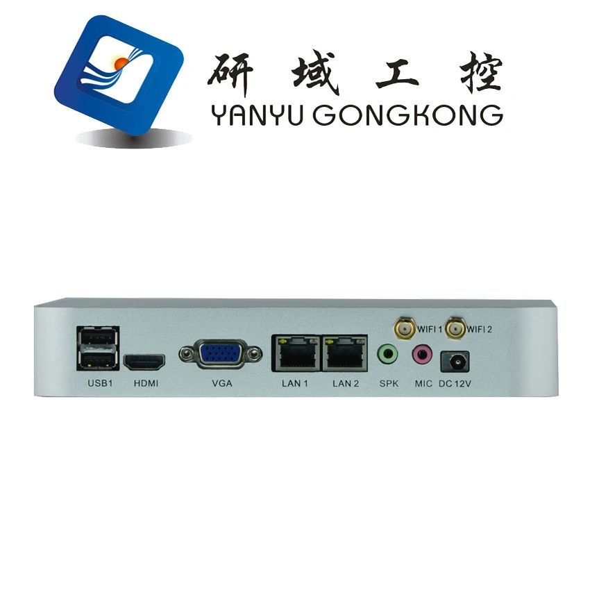 Intel HD graphics настольных HTPC случае мини-компьютер с 2 lan/VGA/аудио на передней панели