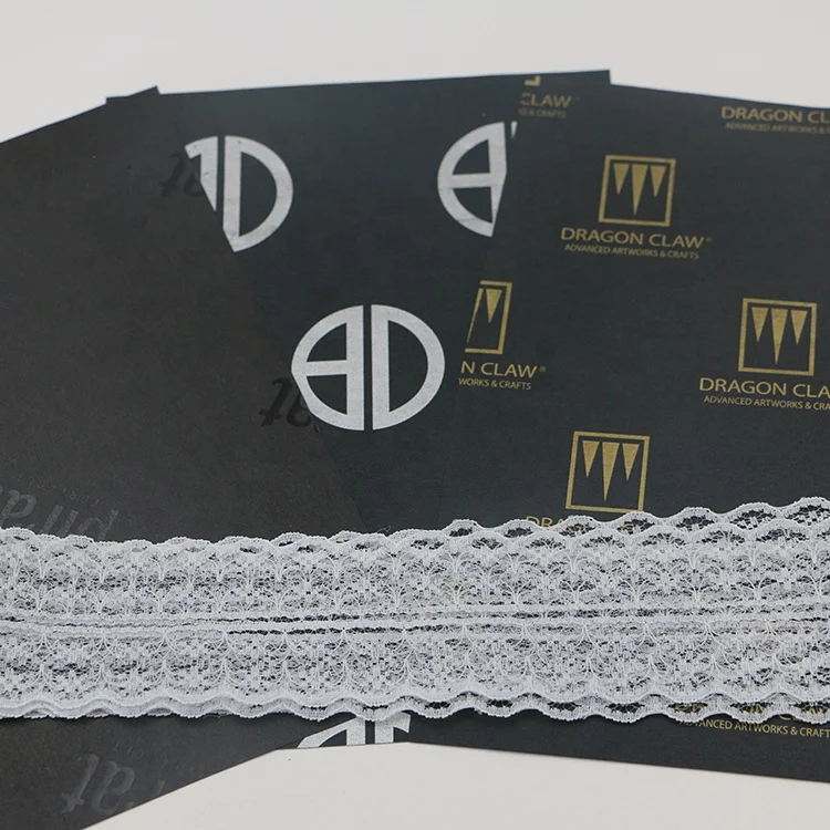 
17gsm Black Custom Printed Tissue Wrapping paper 