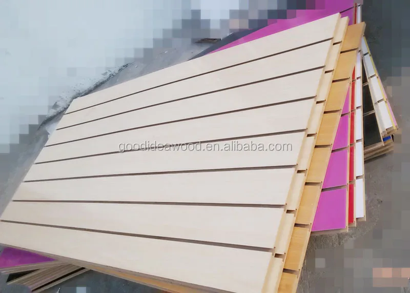 
Slot MDF Board/High quality slot melamine board 
