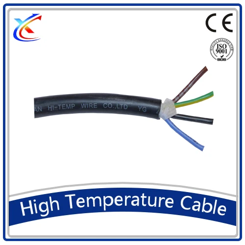Гибкая силиконовая резина оболочка высокая температура резиновый кабель
