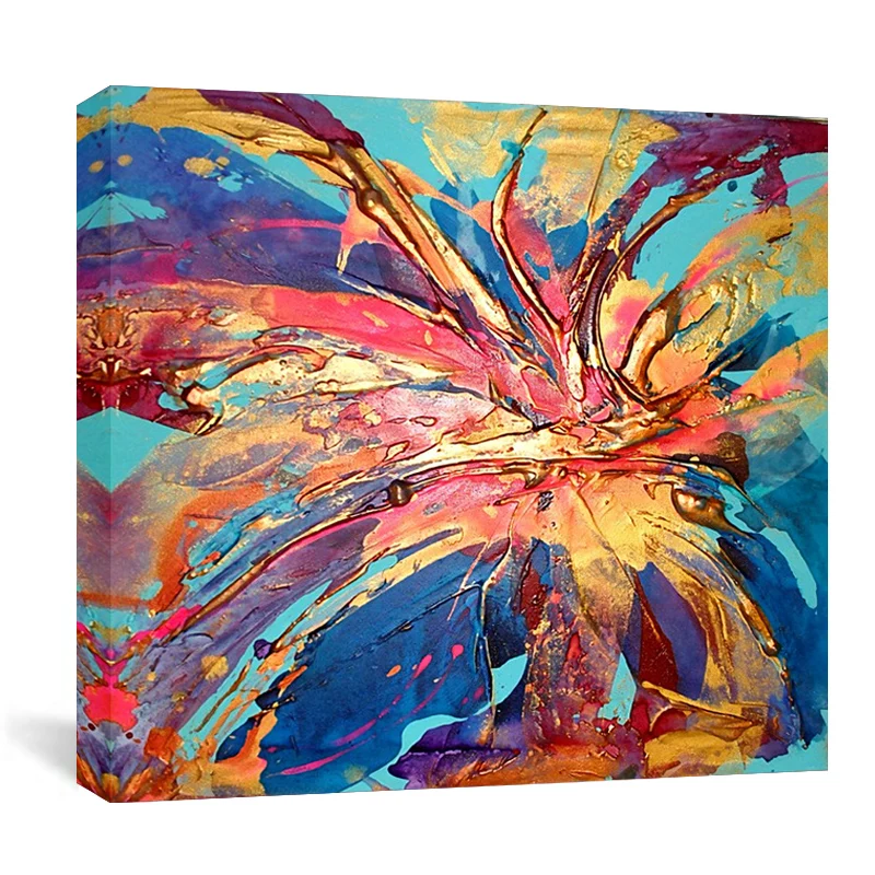 Living Room Decor Picture Hand Made Oil Painting On Canvas Flower Tree Oil Painting Abstract Modern Canvas Wall Art
