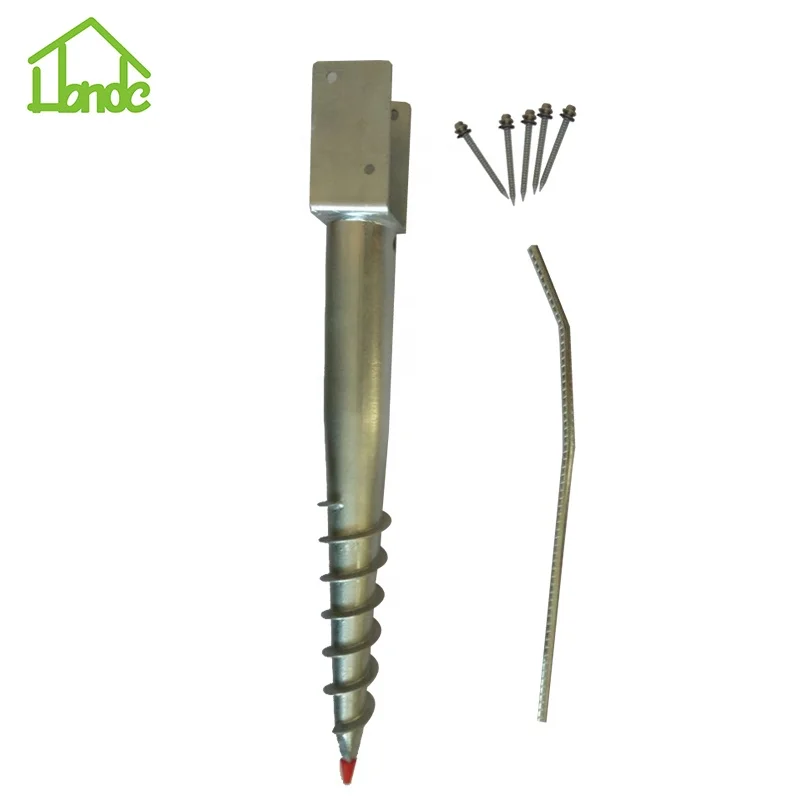 Hot Dipped Galvanized Ground Anchor For Wooden Fence