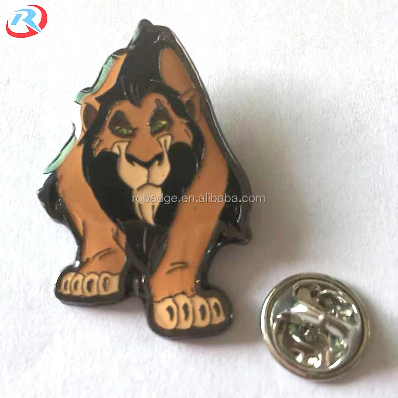 Custom own logo glitter soft enamel Metal pathfinder Lapel Pin/badge wholesale