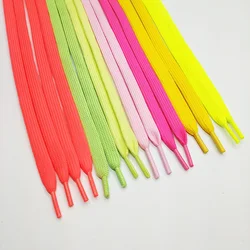 High Quality Custom Color Flat Recycle Polyester Shoe Laces