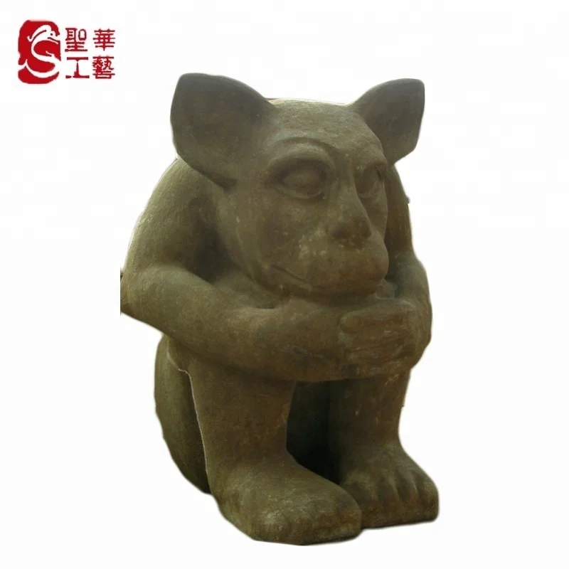 outdoor garden marble gargoyle statue