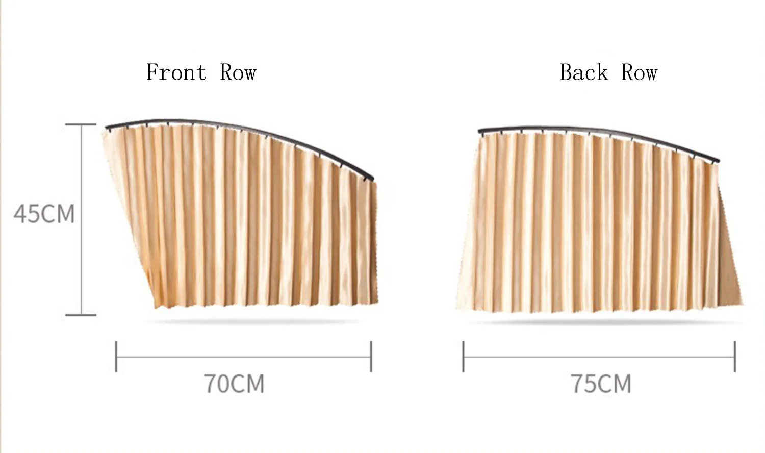 2020 Wholesale  custom 2019 new car sunshade  magnet car window curtain