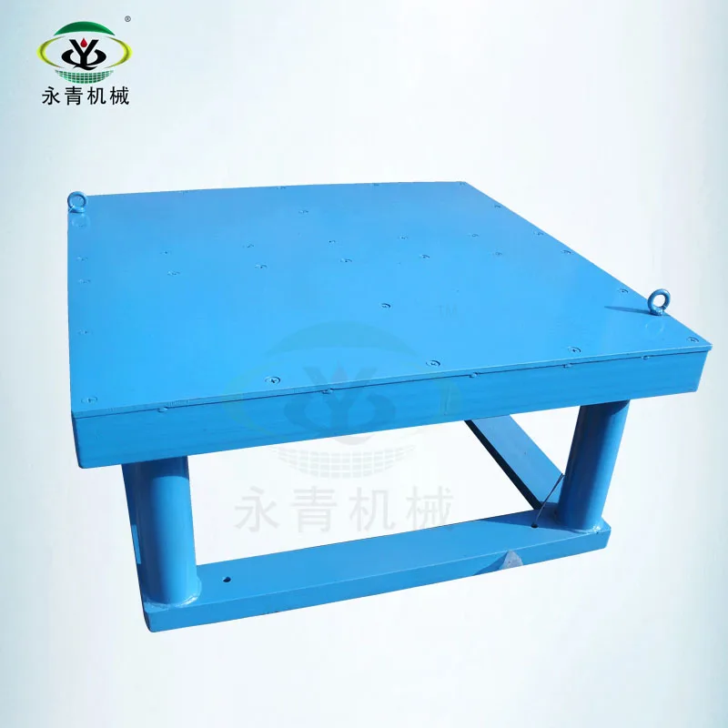 concrete vibrating table for making interlock tiles