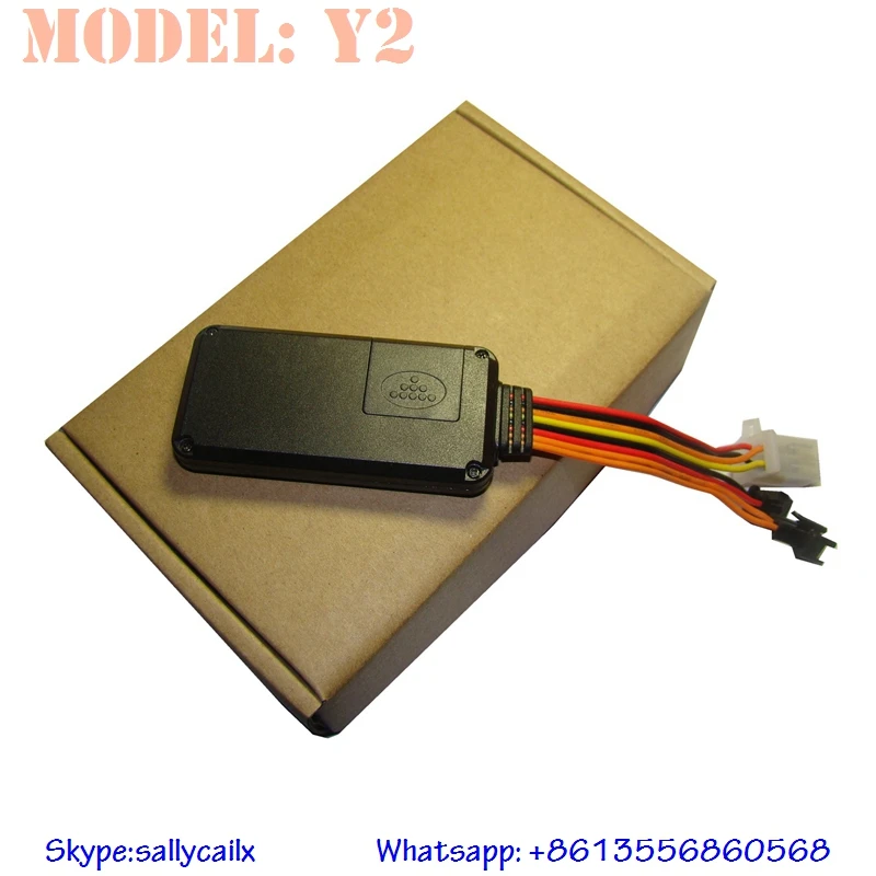 Y202 gps real time tracker tracking device with software sos microphone relay