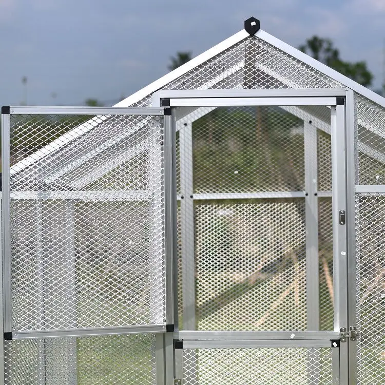 new aluminum bird aviary breeding cage