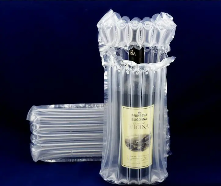 Plastic Retailing Packaging air Pouch for 750 ml Wine Bottle